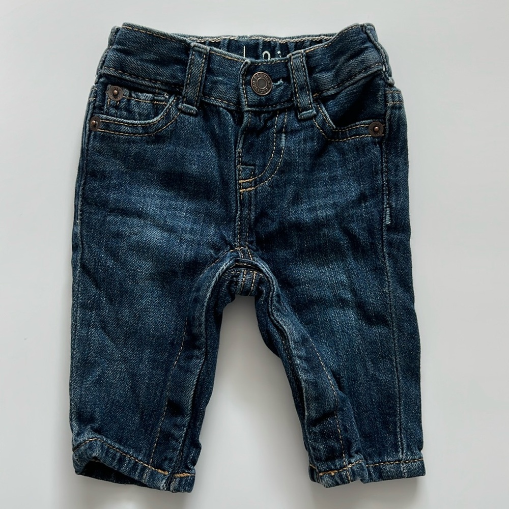 GAP my first easy slim jeans size 0-3M
